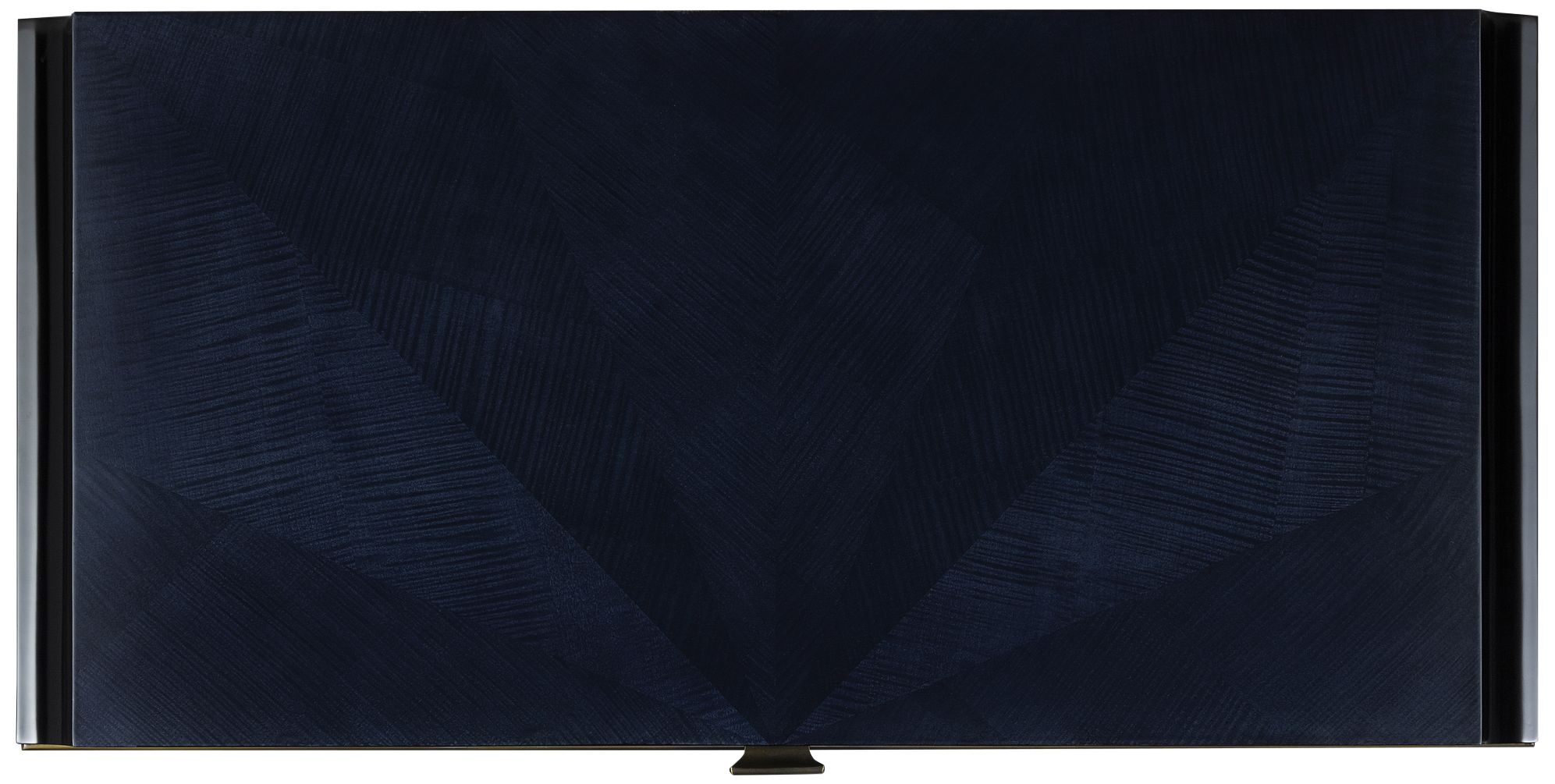 Kallista 46 1/2" Wide Dark Sapphire Wood Writing Desk in scene