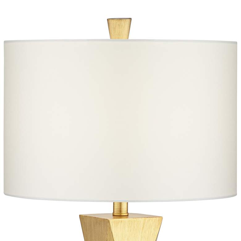Image 4 Kalso Brushed Gold Quadrangle Table Lamps Set of 2 more views