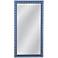 Kamal Blue 36" x 70" Rectangular Floor Mirror