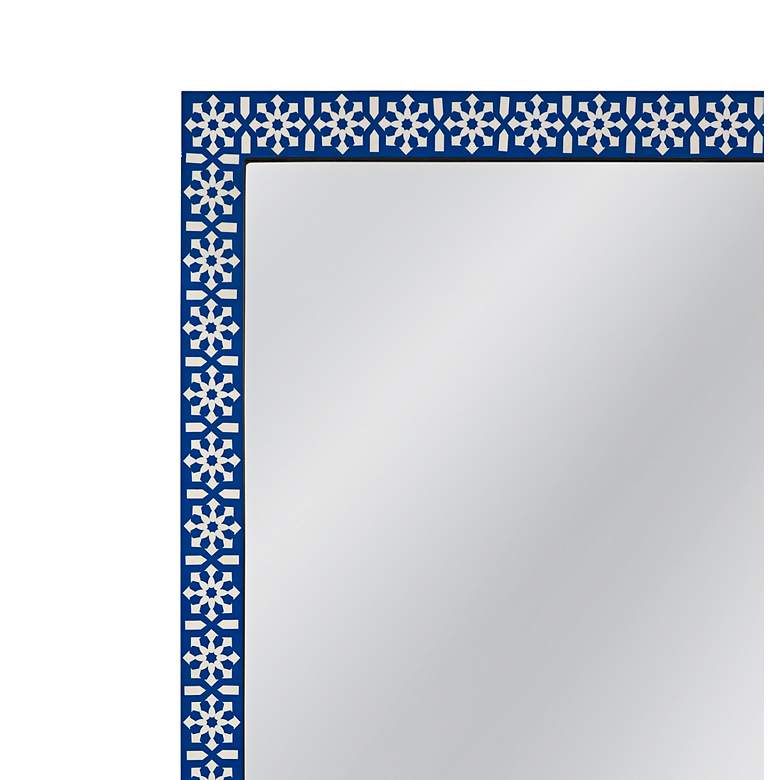 Image 3 Kamal Blue 36" x 70" Rectangular Floor Mirror more views