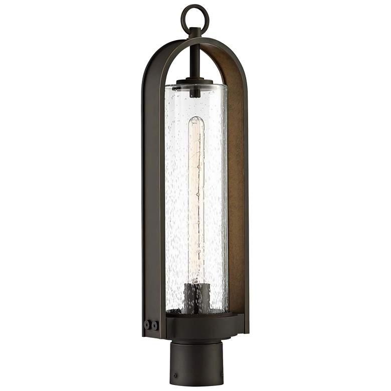 Image 1 Kamstra 23 1/2 inch High Oil-Rubbed Bronze Outdoor Post Light