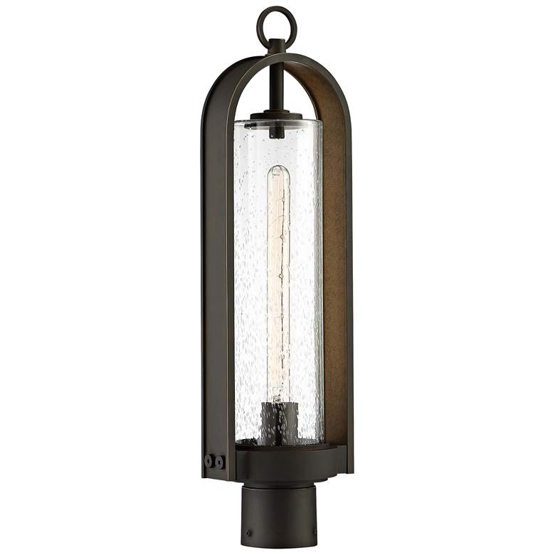 Image 1 Kamstra 23 1/2" High Oil-Rubbed Bronze Outdoor Post Light
