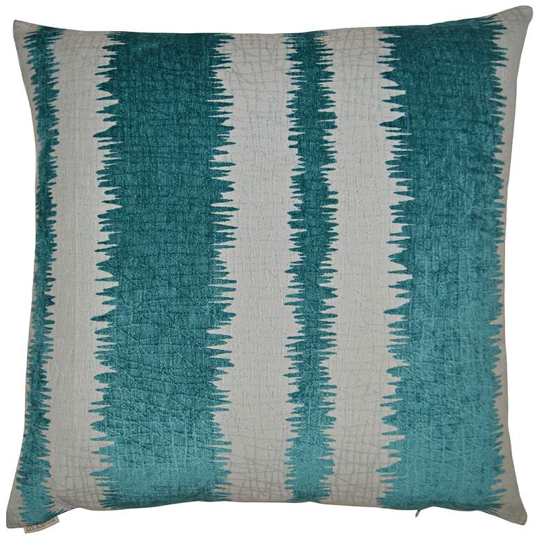 Image 1 Kamtra Aqua 20 inch Square Decorative Throw Pillow