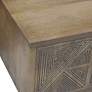 4_Kanan 56" Wide Brown Wood 2-Door 2-Shelf TV Stand more views