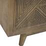 5_Kanan 56" Wide Brown Wood 2-Door 2-Shelf TV Stand more views