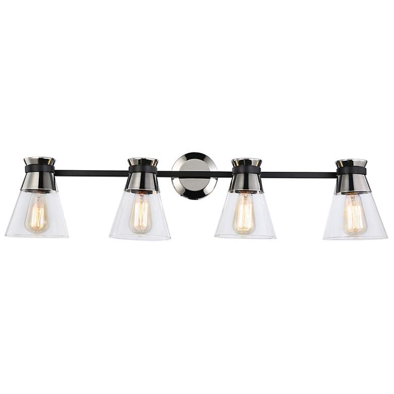 Image 3 Kanata 4-Light Vanity Black & Brushed Nickel more views