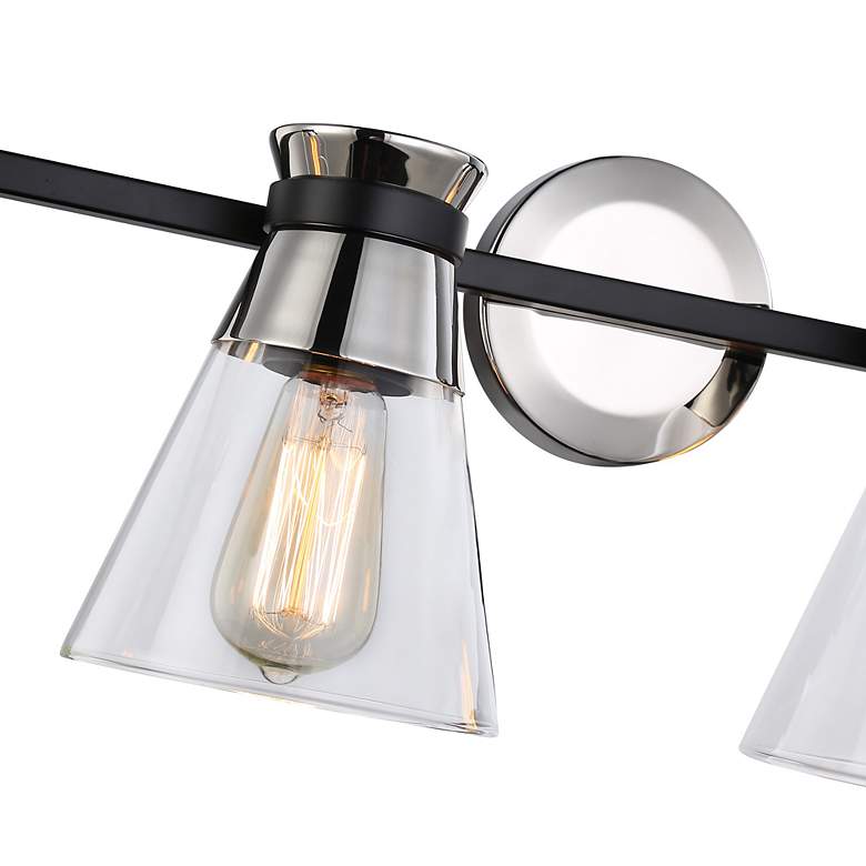 Image 5 Kanata 4-Light Vanity Black & Brushed Nickel more views