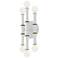 Kane 12" High Daisy And Modern Brass Wall Sconce