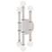 Kane 12" High Daisy Finish Polished Nickel Accent Wall Sconce