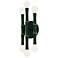 Kane 12" High Jungle And Modern Brass Wall Sconce