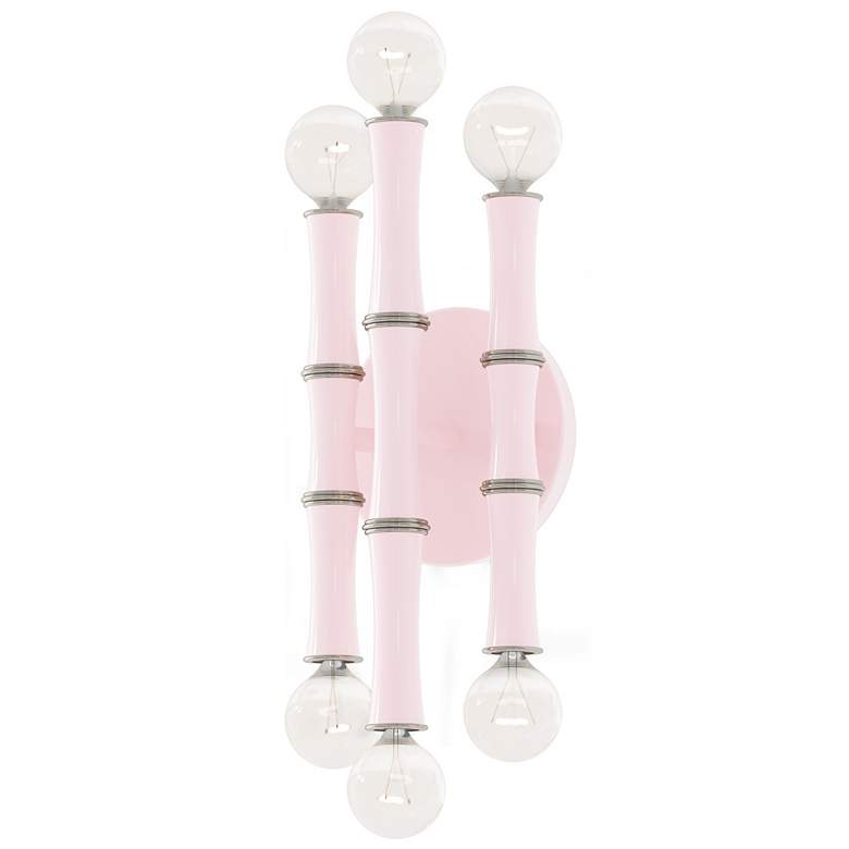 Image 1 Kane 12" High Rose Water Finish Polished Nickel Accent Wall Sconce