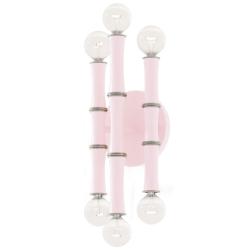 Kane 12" High Rose Water Finish Polished Nickel Accent Wall Sconce