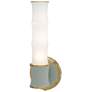 1_Kane 13.38" High Celadon Finish Modern Brass Accent Wall Sconce