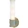 Kane 13.38" High Celadon Finish Modern Brass Accent Wall Sconce