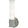 Kane 13.38" High Celadon Finish Polished Nickel Accent Wall Sconce