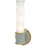 1_Kane 13.38" High Matte Celadon Finish Modern Brass Accent Wall Sconce