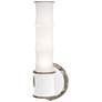 1_Kane 13.38" High Matte Daisy Finish Polished Nickel Accent Wall Sconce