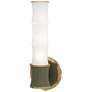 1_Kane 13.38" High Matte Smokey Finish Modern Brass Accent Wall Sconce