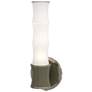 1_Kane 13.38" High Matte Smokey Finish Polished Nickel Accent Wall Sconce