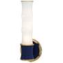 1_Kane 13.38" High Midnight Blue Finish Modern Brass Accent Wall Sconce