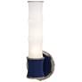 1_Kane 13.38" High Midnight Blue Finish Polished Nickel Accent Wall Sconce