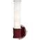 Kane 13.38" High Sugar Plum Finish Polished Nickel Accent Wall Sconce
