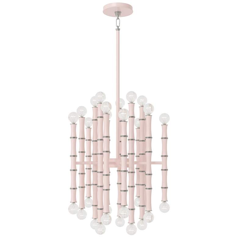 Image 1 Kane 17.75" Wide Rose Water Finish Polished Nickel Accent Chandelier