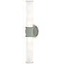1_Kane 21.75" High Celadon Finish Polished Nickel Accent Wall Sconce
