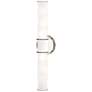 1_Kane 21.75" High Daisy Finish Polished Nickel Accent Wall Sconce