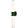 Kane 21.75" High Jungle Finish Modern Brass Accent Wall Sconce
