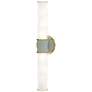 1_Kane 21.75" High Matte Celadon Finish Modern Brass Accent Wall Sconce