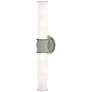 1_Kane 21.75" High Matte Celadon Finish Polished Nickel Accent Wall Sconce