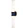 Kane 21.75" High Matte Midnight Blue Modern Brass Finish Wall Sconce