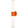 Kane 21.75" High Pumpkin Finish Modern Brass Accent Wall Sconce