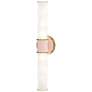 1_Kane 21.75" High Rose Water Finish Modern Brass Accent Wall Sconce