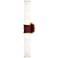 Kane 21.75" High Sugar Plum Finish Modern Brass Accent Wall Sconce