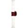 Kane 21.75" High Sugar Plum Finish Polished Nickel Accent Wall Sconce