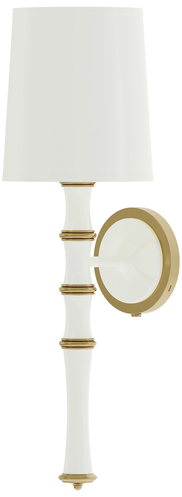 Kane 22.5"H Daisy Modern Brass Wall Sconce with Celadon Made to Order