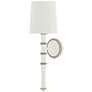 1_Kane 22.5" High Daisy Polished Nickel Finish Wall Sconce with Celadon Shade