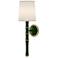 Kane 22.5" High Jungle Modern Brass Finish Wall Sconce with Fondine Shade
