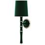 1_Kane 22.5" High Jungle Polished Nickel Finish Wall Sconce w/ Celadon Shade