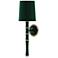Kane 22.5" High Jungle Polished Nickel Finish Wall Sconce w/ Celadon Shade
