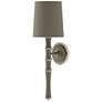 1_Kane 22.5" High Matte Smokey Polished Nickel Wall Sconce w/ Celadon Shade