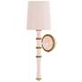 1_Kane 22.5" High Rose Water Modern Brass Finish Wall Sconce w/ Celadon Shade
