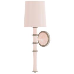 Kane 22.5" High Rose Water Polished Nickel Wall Sconce w/ Celadon Shade