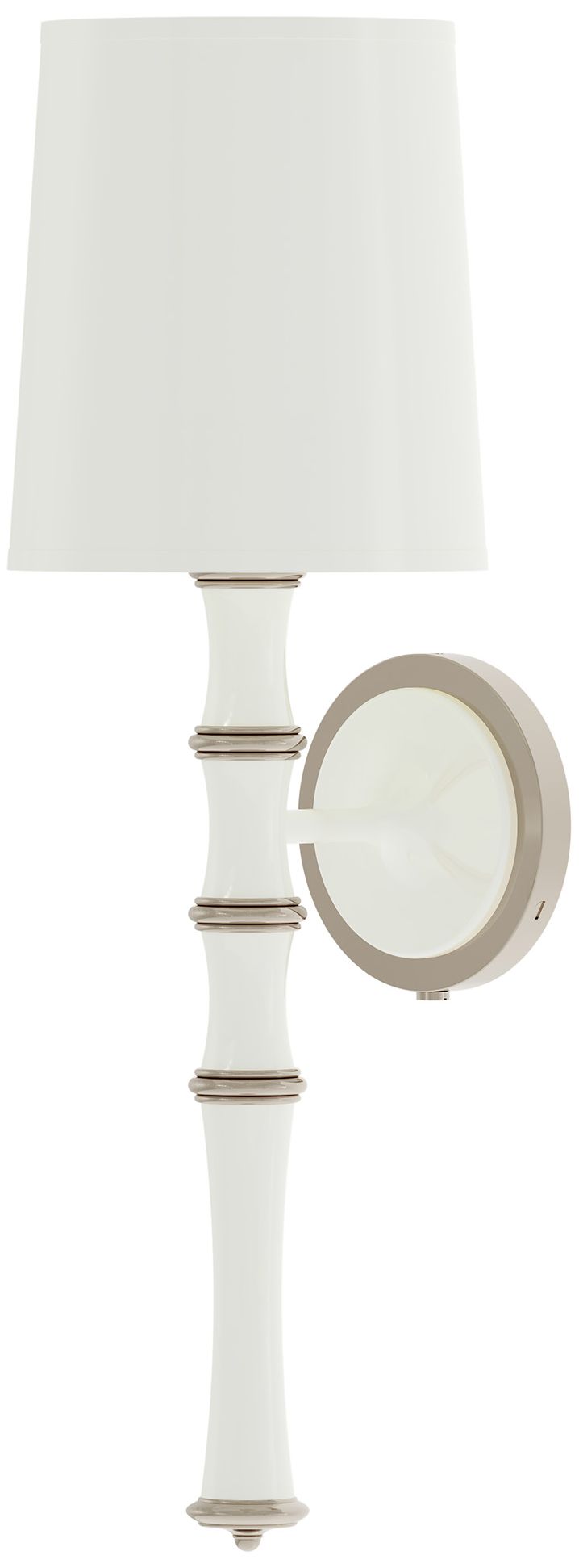 Kane 22.5"H Daisy Polished Nickel Wall Sconce with Celadon Made to Ord