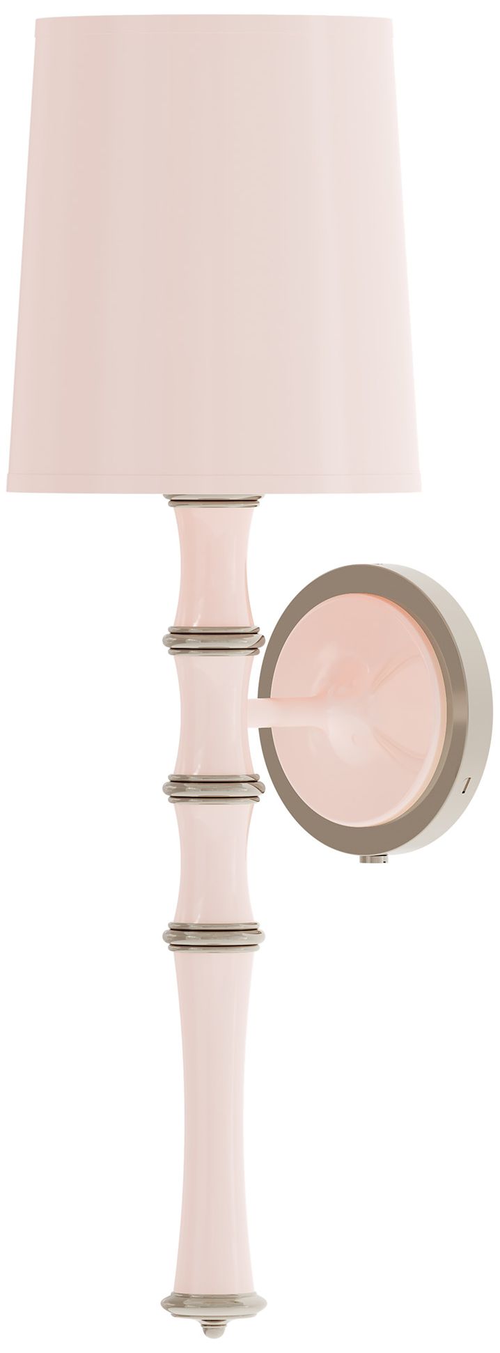 Kane 22.5"H Rose Water Polished Nickel Wall Sconce w/Celadon Made to O