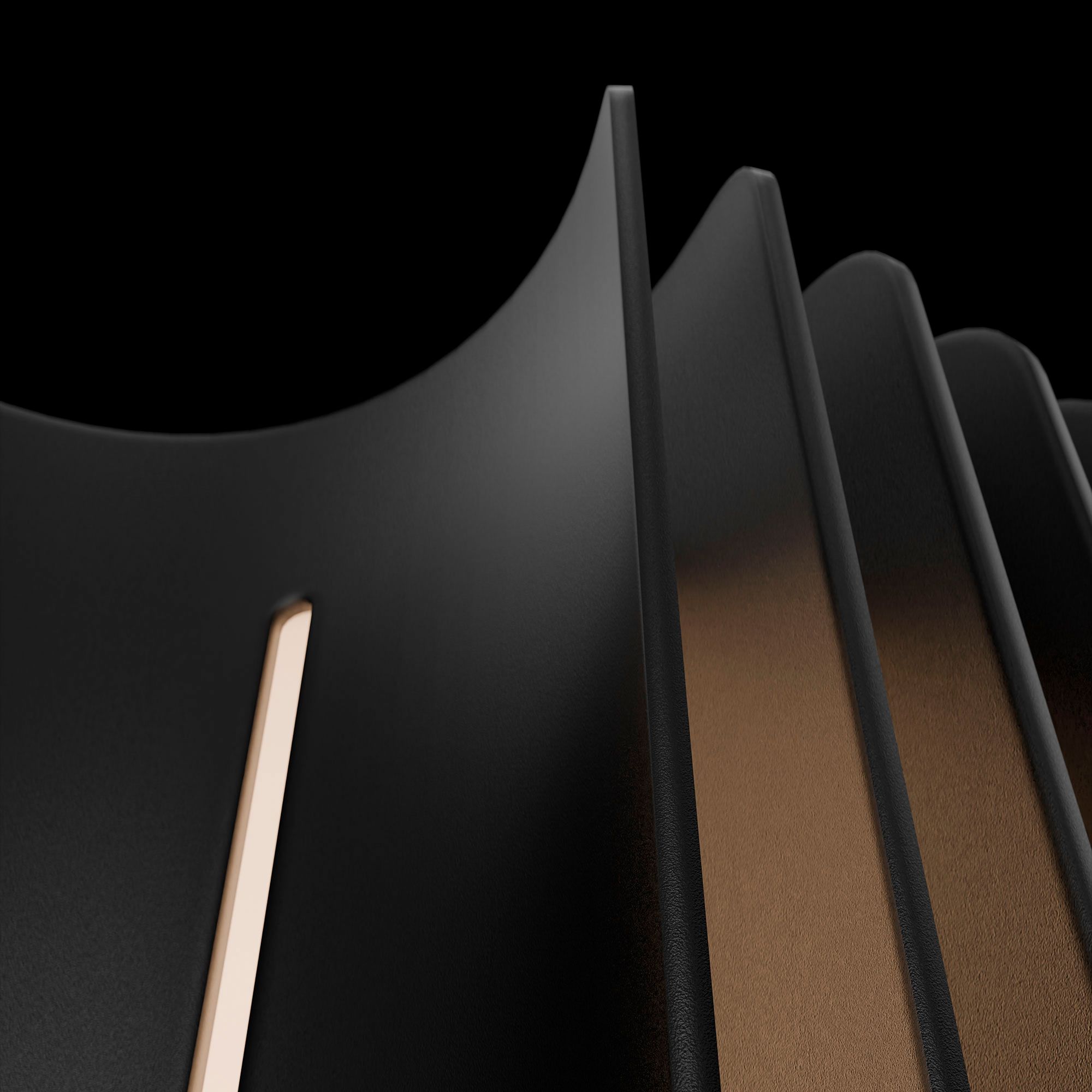 Image 4 Kane 24"H x 6.3"W 1-Light Outdoor Wall Light in Black more views