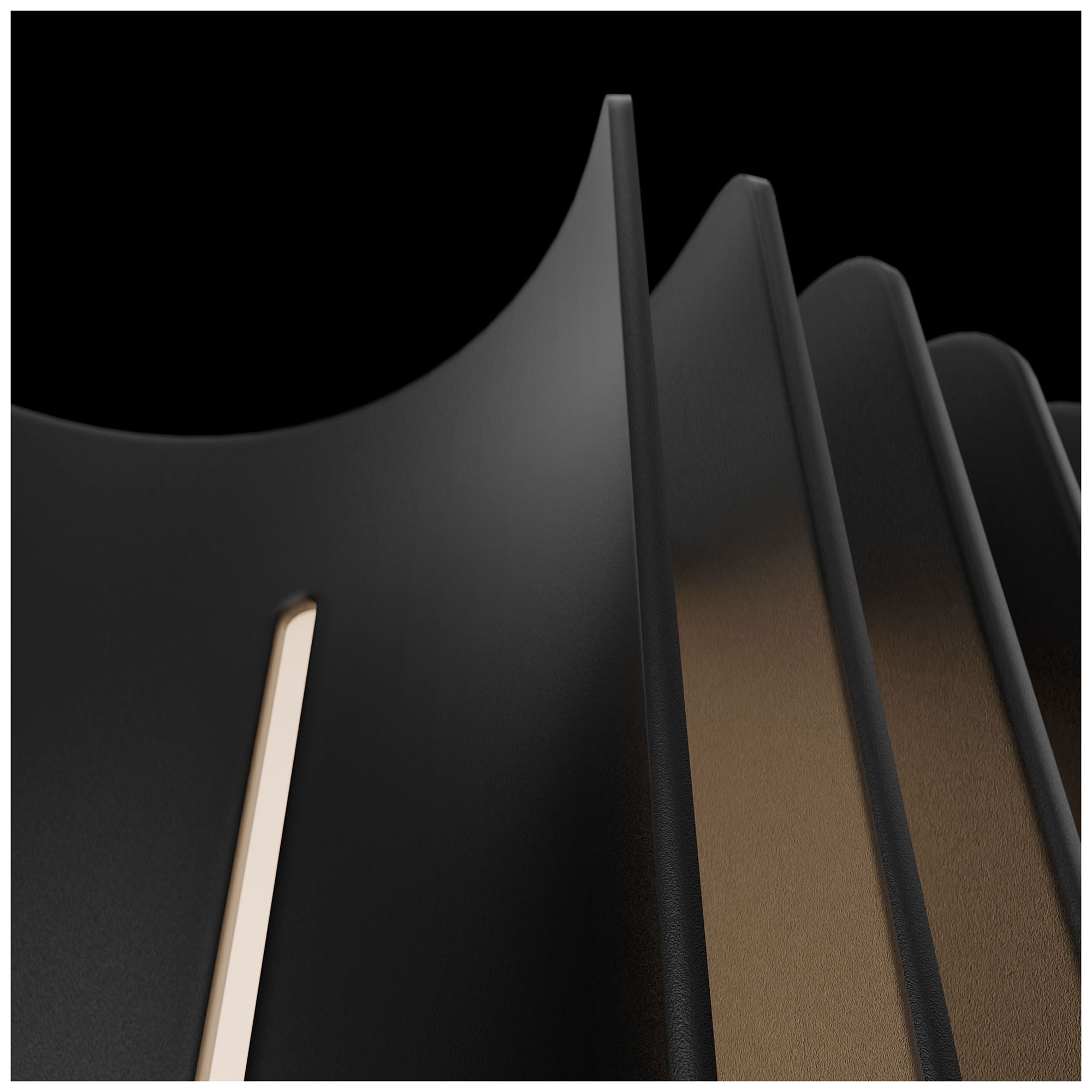 Image 4 Kane 24"H x 6.3"W 1-Light Outdoor Wall Light in Black more views