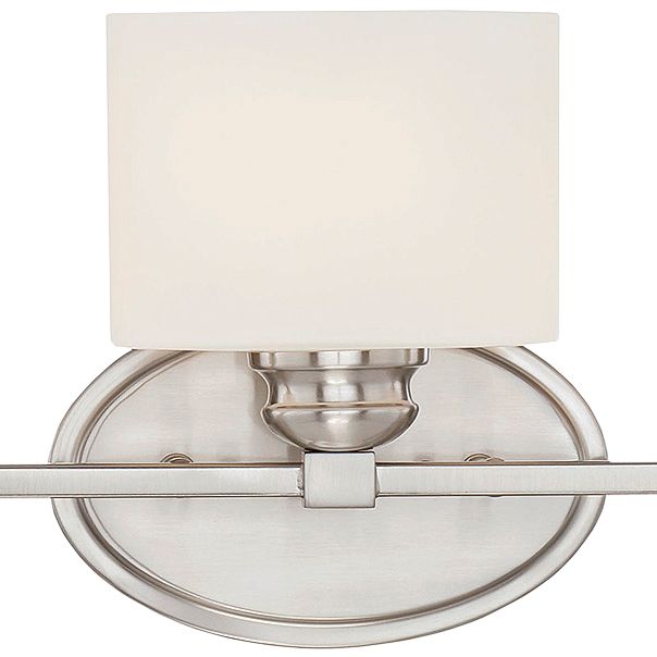 Image 3 Kane 3-Light Bathroom Vanity Light in Satin Nickel more views
